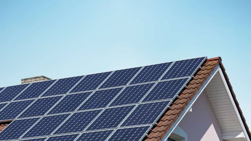 Panneaux solaires à Yverdon-les-Bains dans le canton de Vaud